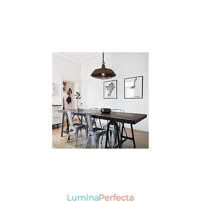 Țara din fier forjat care restaurează căile antice cu un singur cap Droplight Lampă