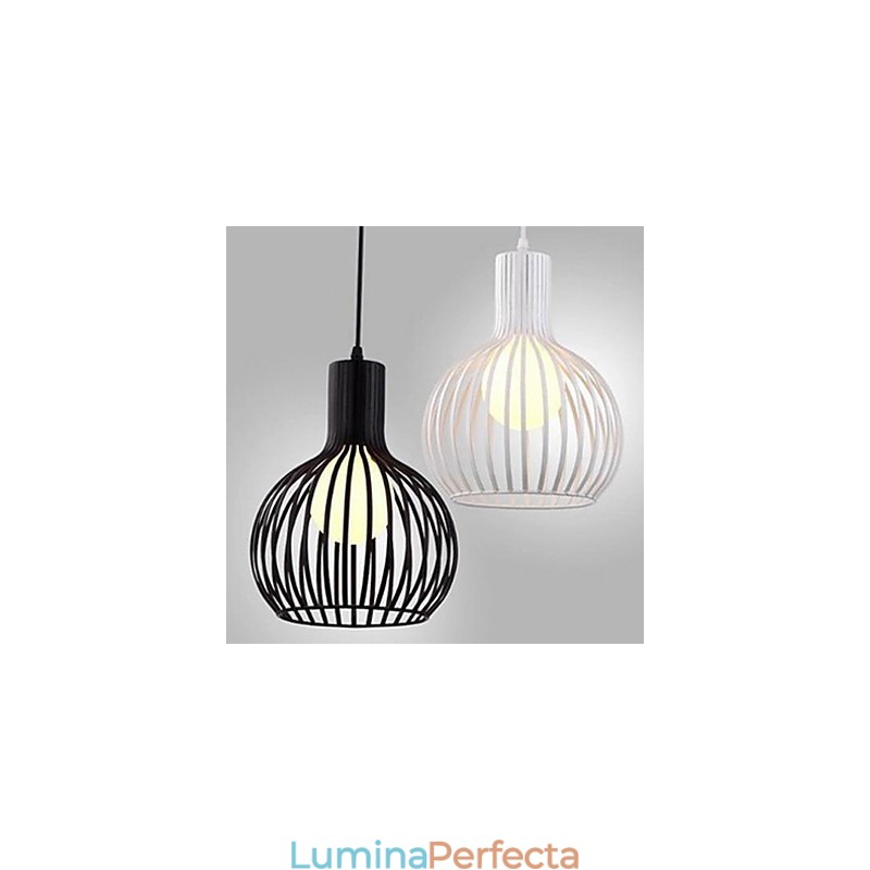 Candelabru american retro contractat din fier forjat Birdcage