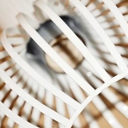 Candelabru american retro contractat din fier forjat Birdcage