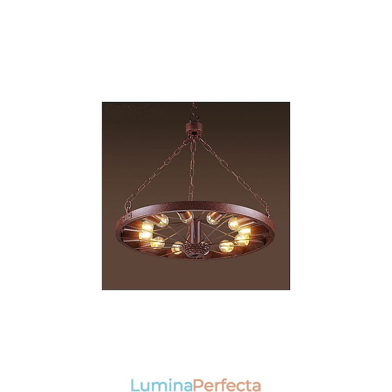 Pandantiv cu roți retro To do Vechea lampă industrială suspendată