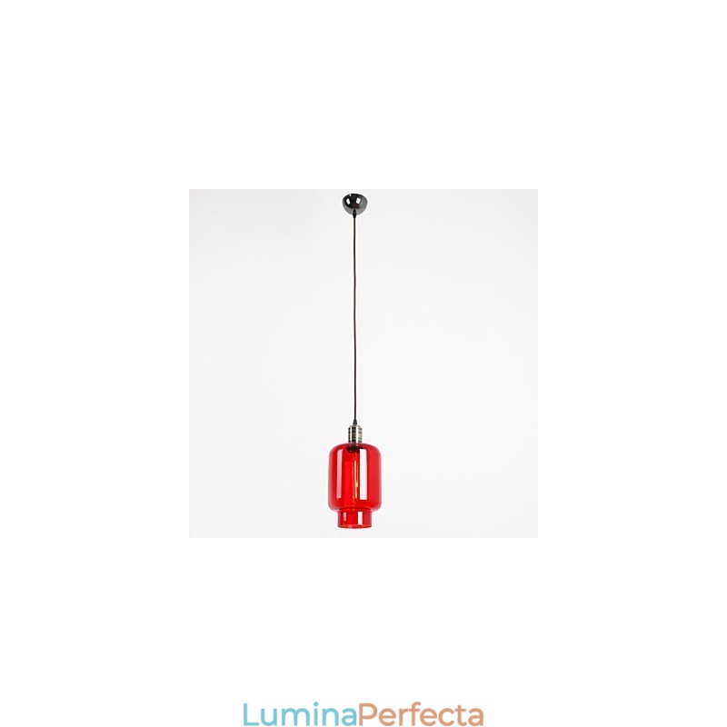 Pandantiv modern din sticlă cu 1 lumină