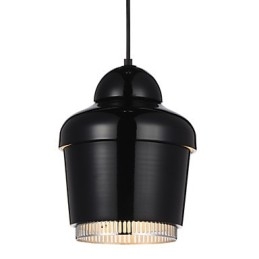 Lampă suspendată 1 lumină modernă simplitate auriu crom negru alb oțel carbon candelabru din metal