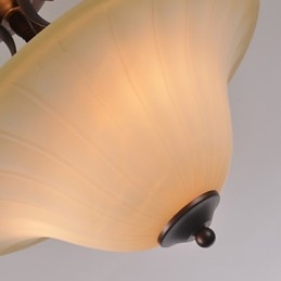 5 Lampă suspendată din metal cu pictură în stil vintage