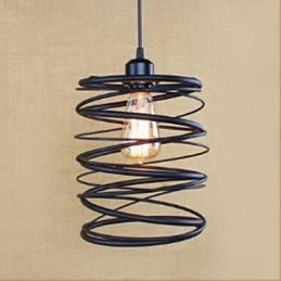 American Restauring Ancient Ways Plita din fier forjat Creativ Modern Un singur cap Droplight