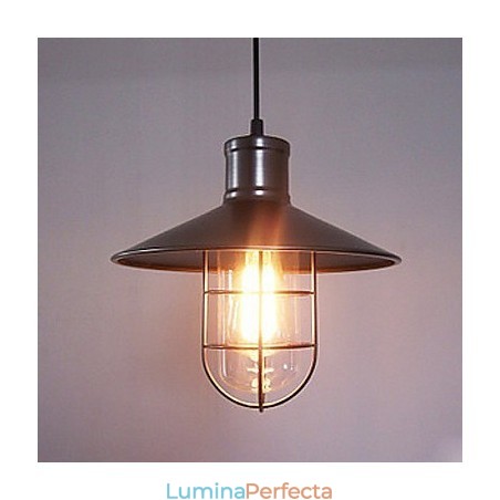 Lampă suspendată cu pictură în stil retro vintage Lampă suspendată cu pictură în stil retro vintage