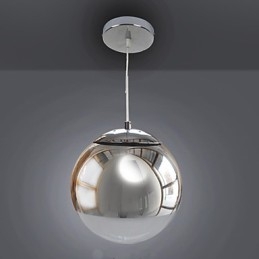 Lampă suspendată galvanizată în stil modern și contemporan Globe