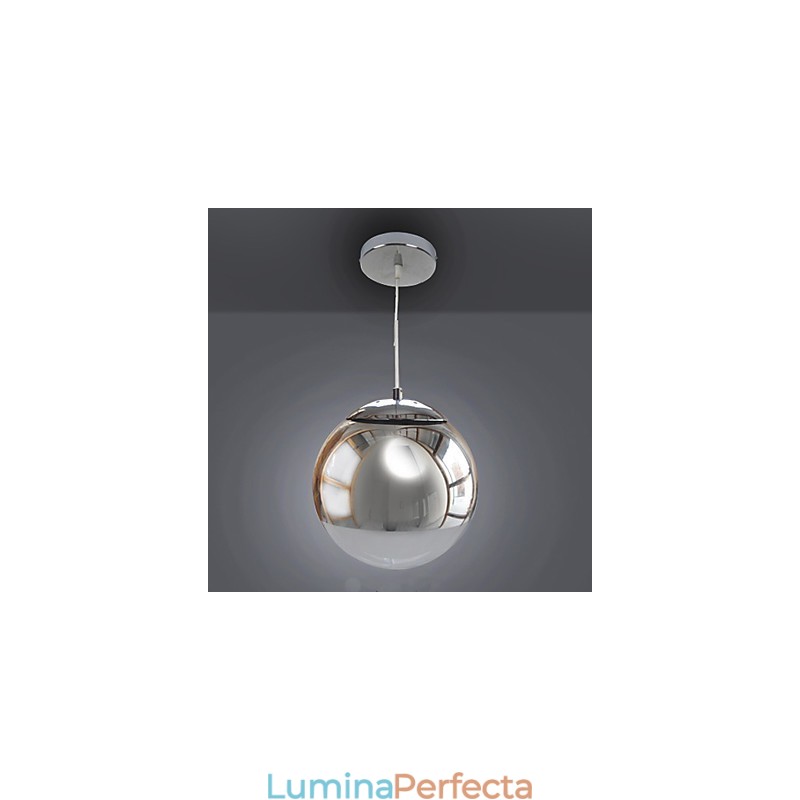 Lampă suspendată galvanizată în stil modern și contemporan Globe