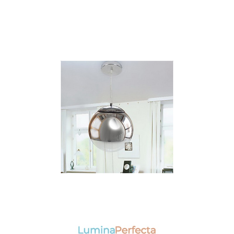 Lampă suspendată galvanizată în stil modern și contemporan Globe