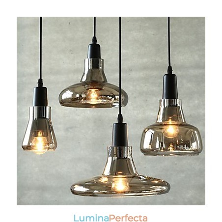 Candelabru din sticlă de decorare moda umbră contractată și contemporană Candelabru din sticlă de decorare moda umbră contractată și contemporană