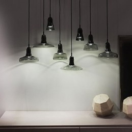 Candelabru din sticlă de decorare moda umbră contractată și contemporană