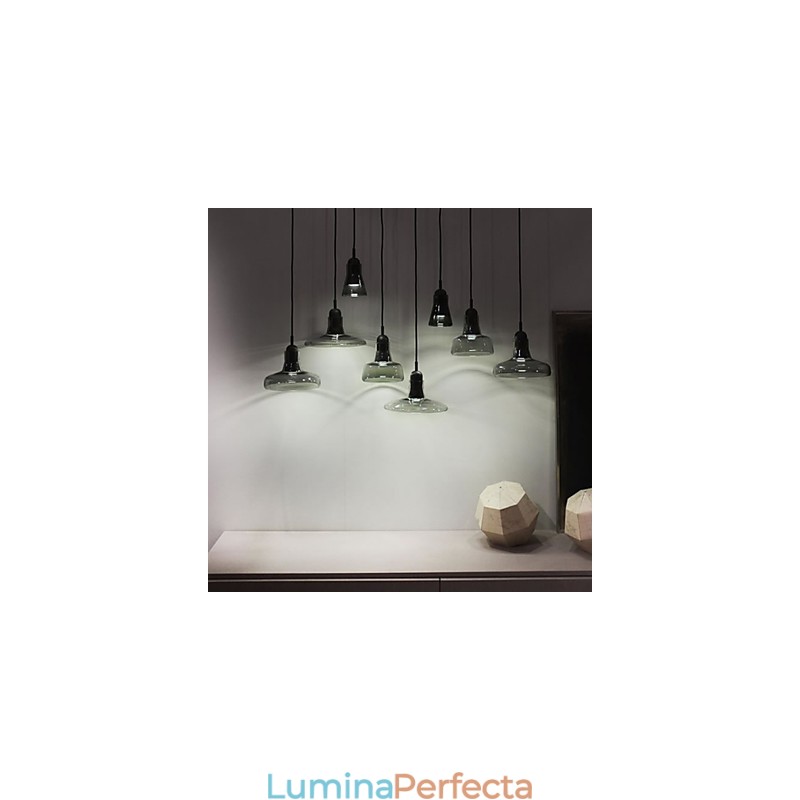 Candelabru din sticlă de decorare moda umbră contractată și contemporană