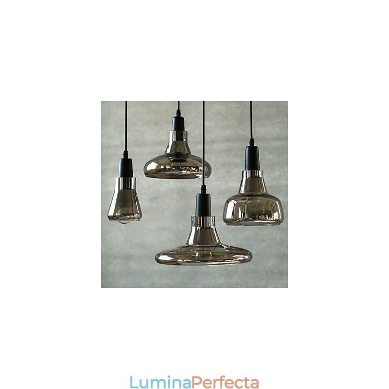 Candelabru din sticlă de decorare moda umbră contractată și contemporană