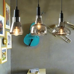 Candelabru din sticlă de decorare moda umbră contractată și contemporană