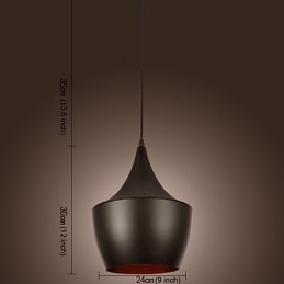 Lampă suspendată cu pictură modernă, contemporană, în stil retro, mini