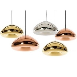 Lampă suspendată din metal cu pictură modernă contemporană