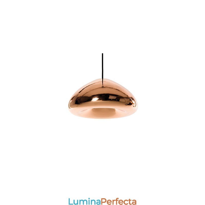 Lampă suspendată din metal cu pictură modernă contemporană