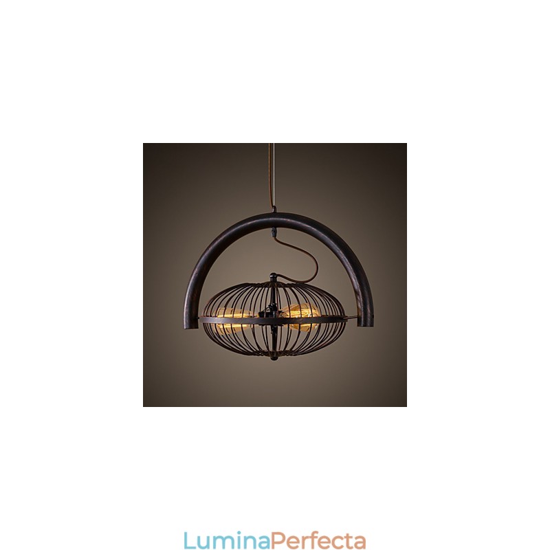 Lumini pentru ventilator de tavan din metal clasic retro Lămpi suspendate simple Lampă suspendată pentru cafenea