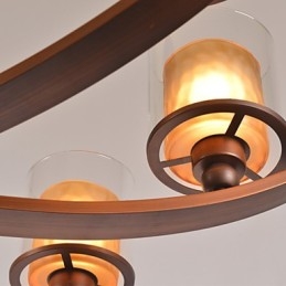 Candelabru din metal cu pictură în stil retro clasic tradițional