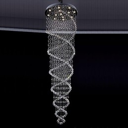 Modern Contemporan Tradițional Clasic Rustic Lodge Vintage Country Island Crystal Lampă suspendată din metal galvanizat
