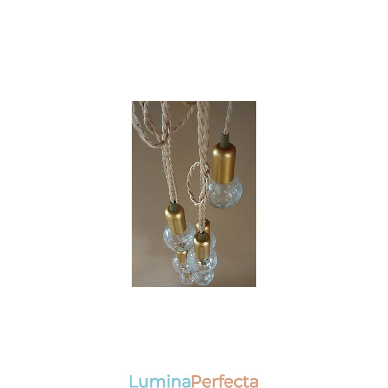 Tradițional Clasic Rustic Lodge Vintage Retro Lantern Drum Country Globe Mini Stil Pictură Pendant Sticlă