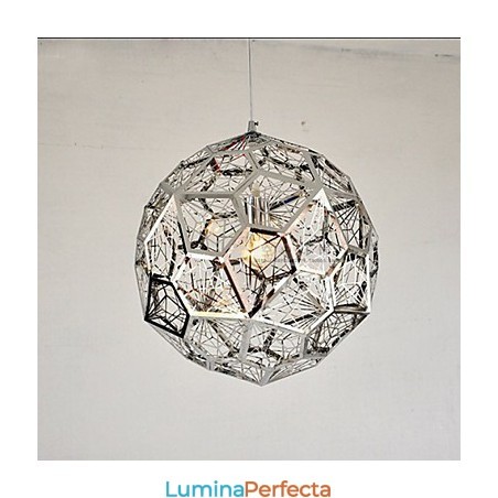 Candelabru din plasă din cărămidă argintiu argintiu Candelabru din plasă din cărămidă argintiu argintiu