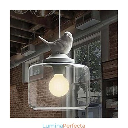 Droplight păsări de sticlă cu un singur cap