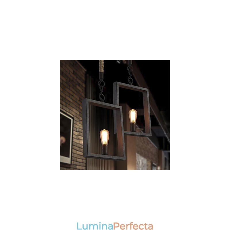 Pandantiv Rustic Lodge Vintage Retro Dininging Magazin Cumpărături Metal