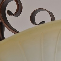 Lampă suspendată din metal cu pictură în stil rustic rustic Lodge