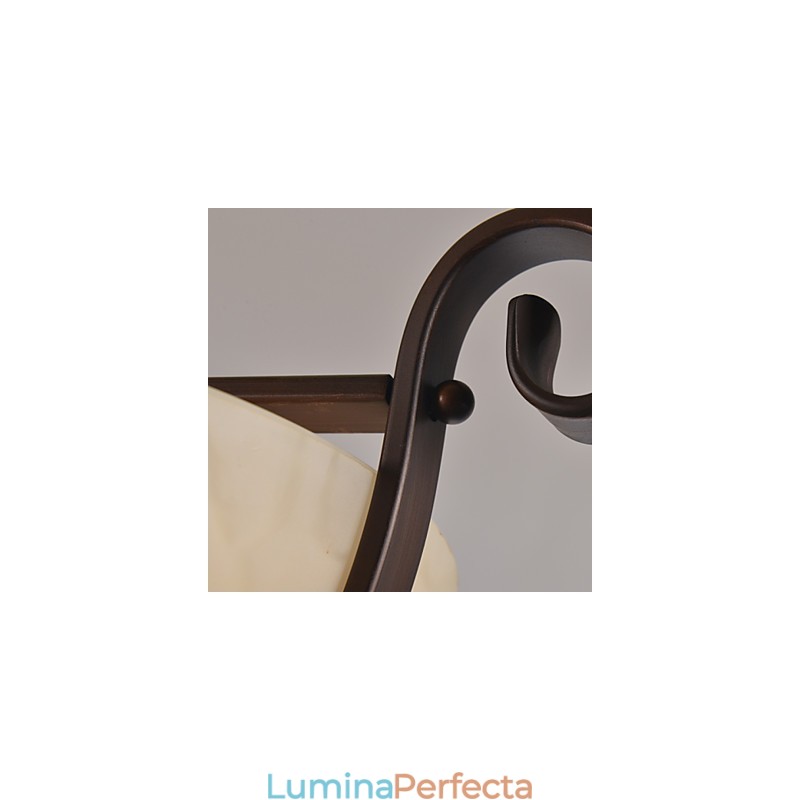 Lampă suspendată din metal cu pictură în stil rustic rustic Lodge