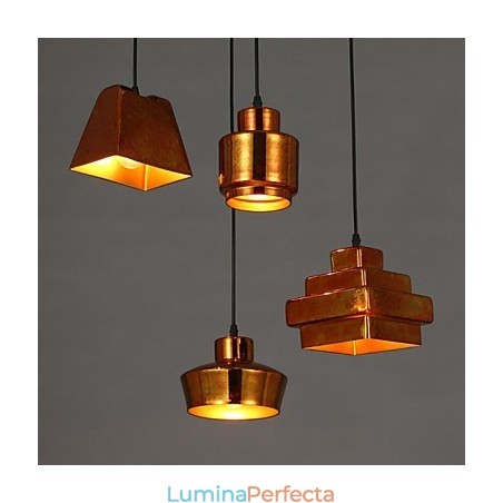 American Country Retro Candelabru din sticlă Rusty Sitting Droplight American Country Retro Candelabru din sticlă Rusty Sitting Droplight