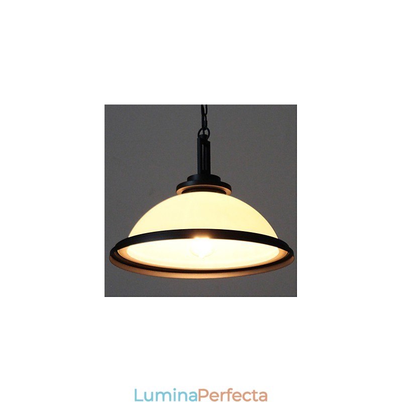 Lampe suspendate Rustic Lodge Metal Painting Negru