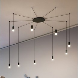 Lampă suspendată cu design creativ contractat și geometric din Europa de Nord