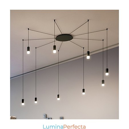 Lampă suspendată cu design creativ contractat și geometric din Europa de Nord Lampă suspendată cu design creativ contractat și geometric din Europa de Nord