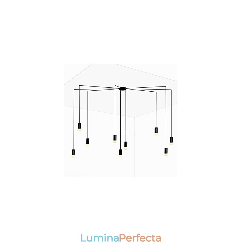 Lampă suspendată cu design creativ contractat și geometric din Europa de Nord