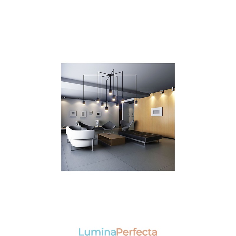 Lampă suspendată cu design creativ contractat și geometric din Europa de Nord