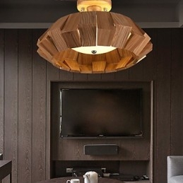 Modern Contemporan Country Mini Style Altele Lemn Bambus Pendant Lampă
