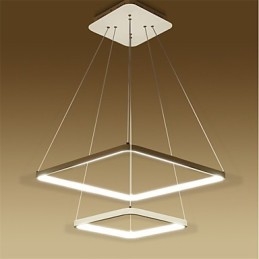 Design modern 4Pendant Lumină Două Inele