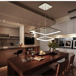 Design modern 4Pendant Lumină Două Inele