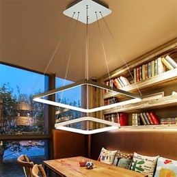 Design modern 4Pendant Lumină Două Inele