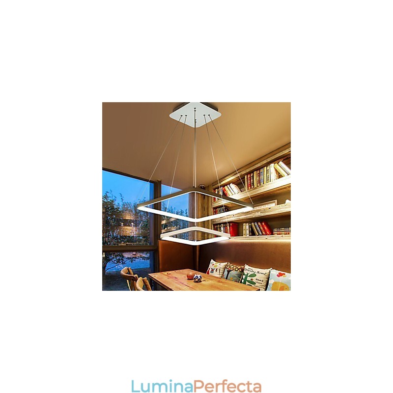 Design modern 4Pendant Lumină Două Inele