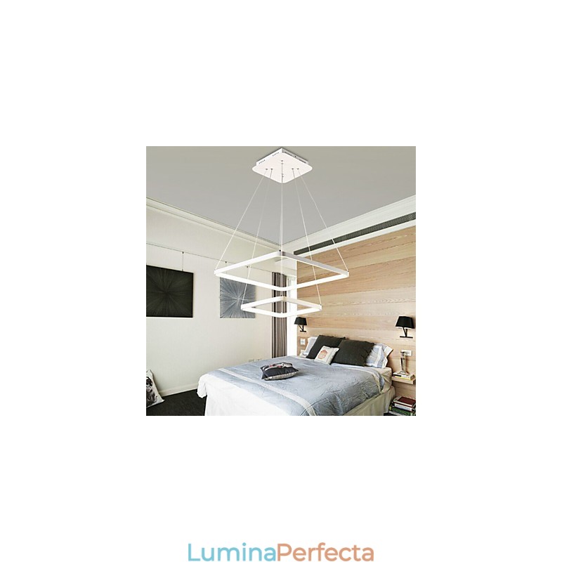 Design modern 4Pendant Lumină Două Inele