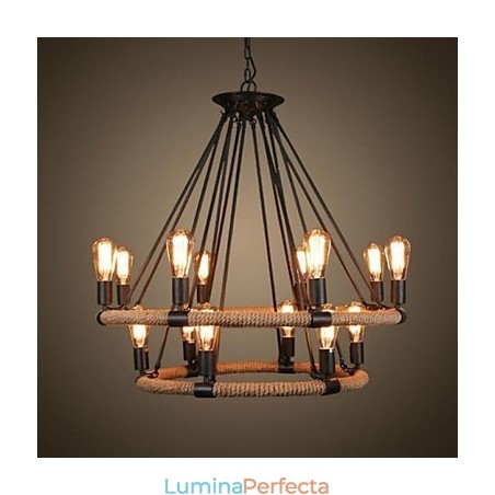 Tradițional Clasic Rustic Lodge Vintage Retro Country Pictură Metal Pendant Lampă Tradițional Clasic Rustic Lodge Vintage Retro Country Pictură Metal Pendant Lampă