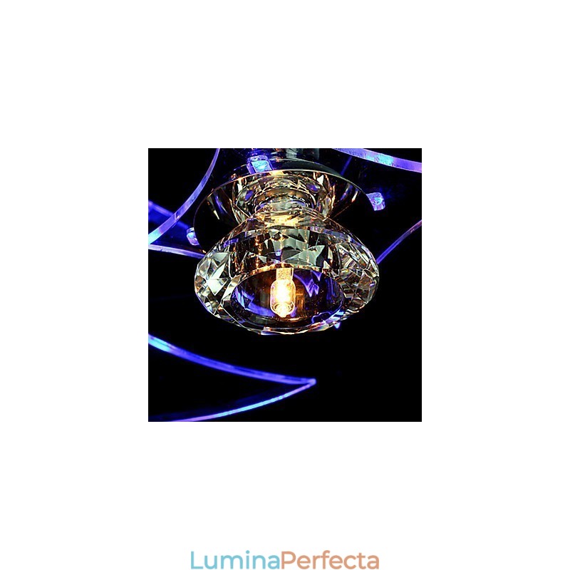 Candelabru Modern Crystal Living 3 Lumini