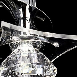 Candelabru Modern Crystal Living 3 Lumini