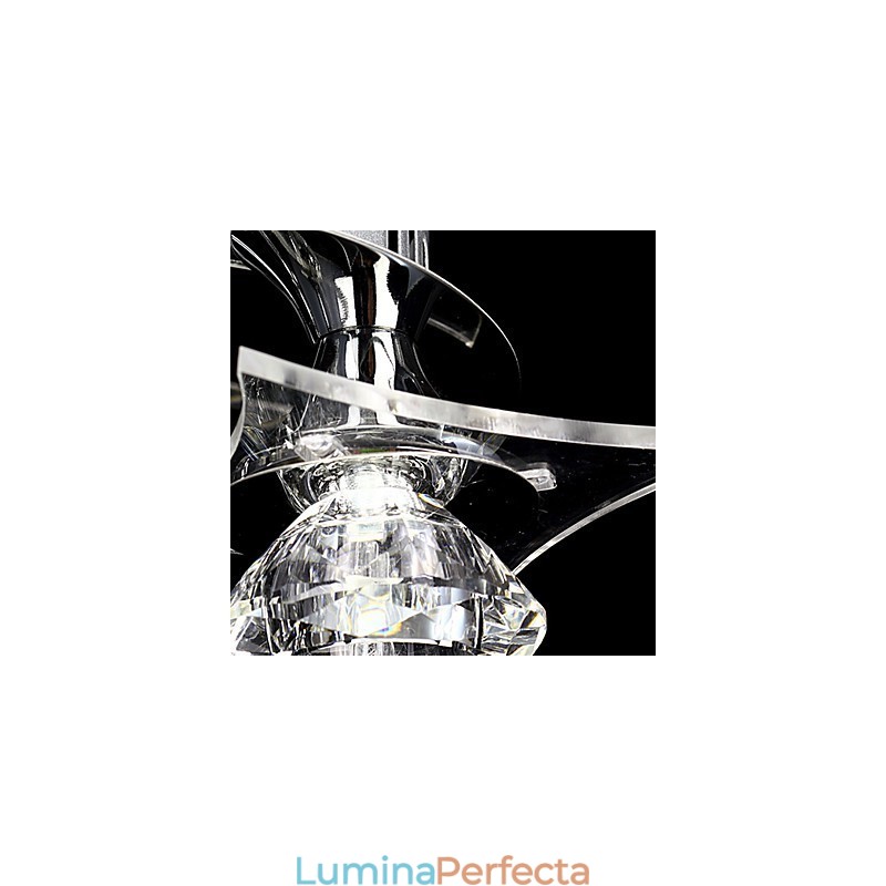Candelabru Modern Crystal Living 3 Lumini
