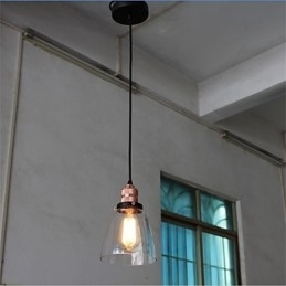 Candelabru din sticlă retro unic minimalist