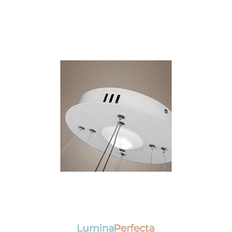 Lampă suspendată cu design modern 4Acrilic de înaltă calitate, cu inel dublu