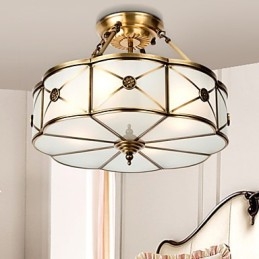 Familie de plafoniere din cupru cu design decorativ modern și contemporan