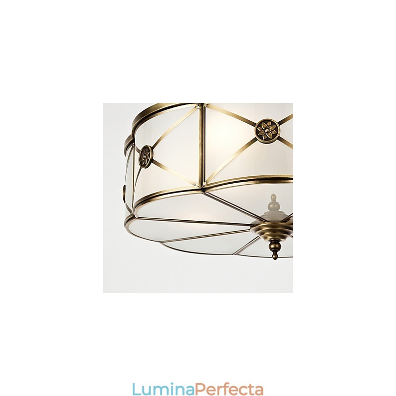 Familie de plafoniere din cupru cu design decorativ modern și contemporan
