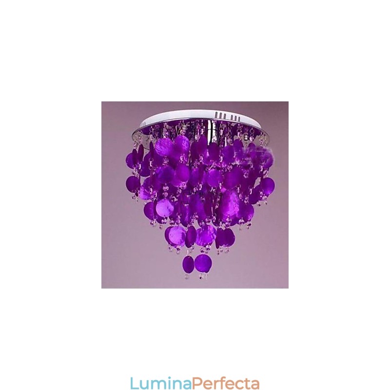 Carcasa de plafoniera din cristal cald
